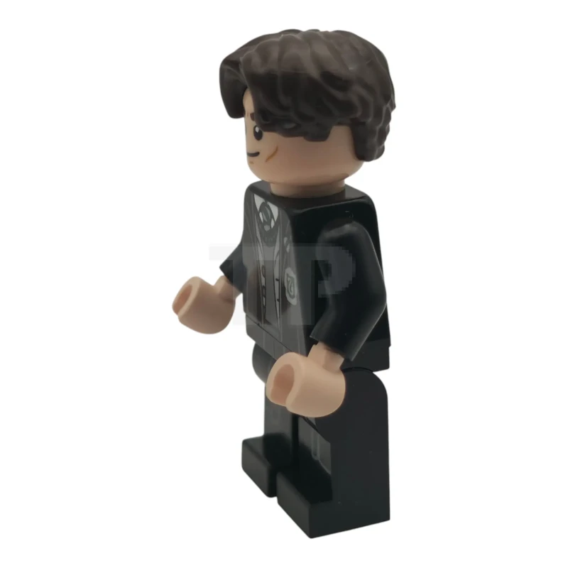 LEGO&reg; hp620 Tom Riddle: túnica de Slytherin abierta, chaleco gris azulado claro y jersey gris azulado oscuro