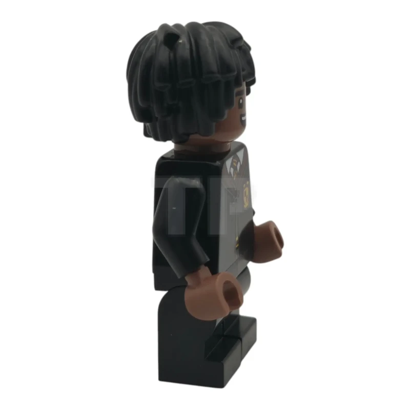 LEGO&reg; hp619 Lee Jordan – Gryffindor-Umhang, geschlossen, schwarze, mittellange Beine, kurze, gestufte Mop-Top-Frisur