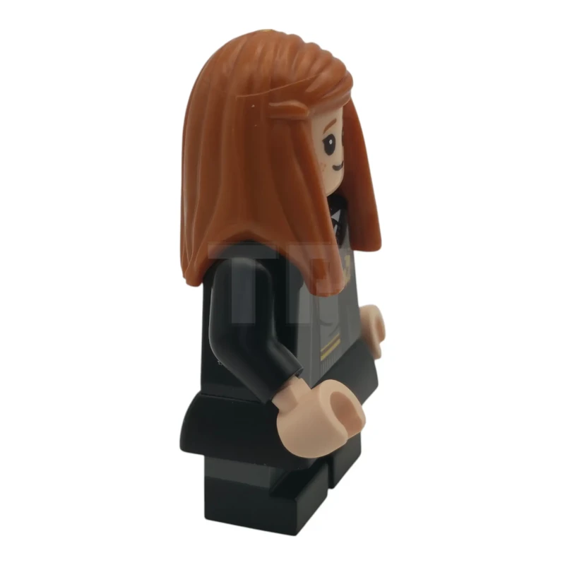 LEGO&reg; hp627 Ginny Weasley – Gryffindor-Umhang offen, schwarze kurze Hosen, Rock