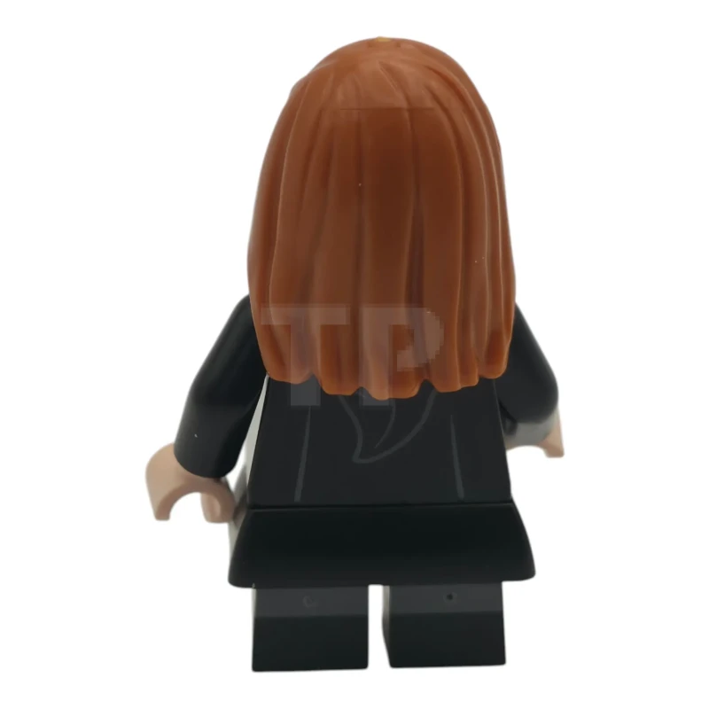 LEGO&reg; hp627 Ginny Weasley – Gryffindor-Umhang offen, schwarze kurze Hosen, Rock
