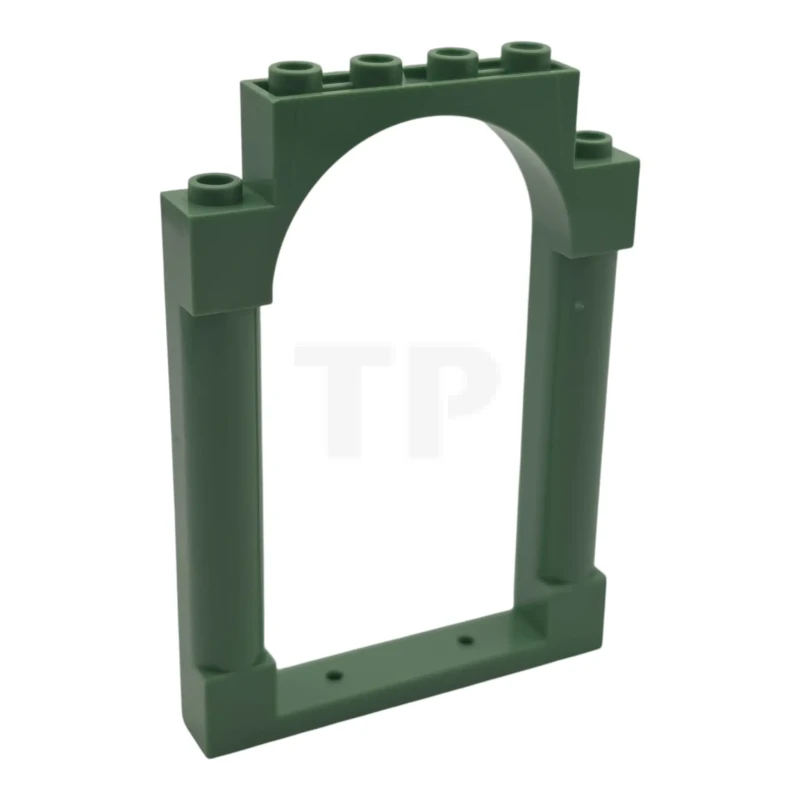 LEGO&reg; 6603877 - 40066 - Cornice 1 x 6 x 7 arrotondata con pilastri
