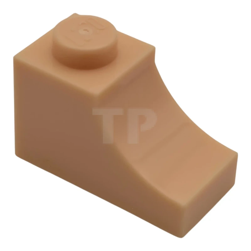 LEGO&reg; 6605044 - 78666 - Ladrillo 1 x 2 Medio Arco - Invertido