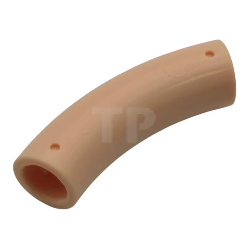 LEGO&reg; 6605048 - 7324 - Ladrillo, Tubo redondo 1 x 1 d. Codo 45 grados Macarrón Mitad - Agujero del eje