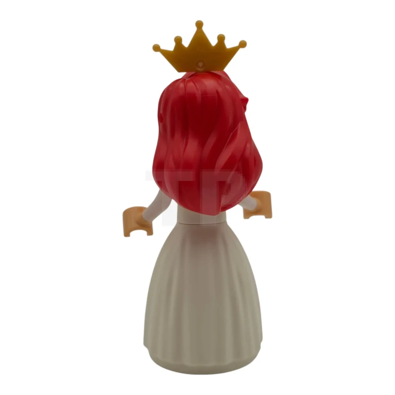 LEGO&reg; dp255 Ariel - Human, Medium Tan, White Dress, Pearl Gold Tiara